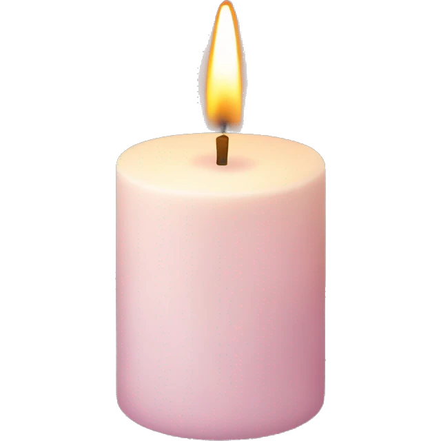 Powder-colored candle emoji