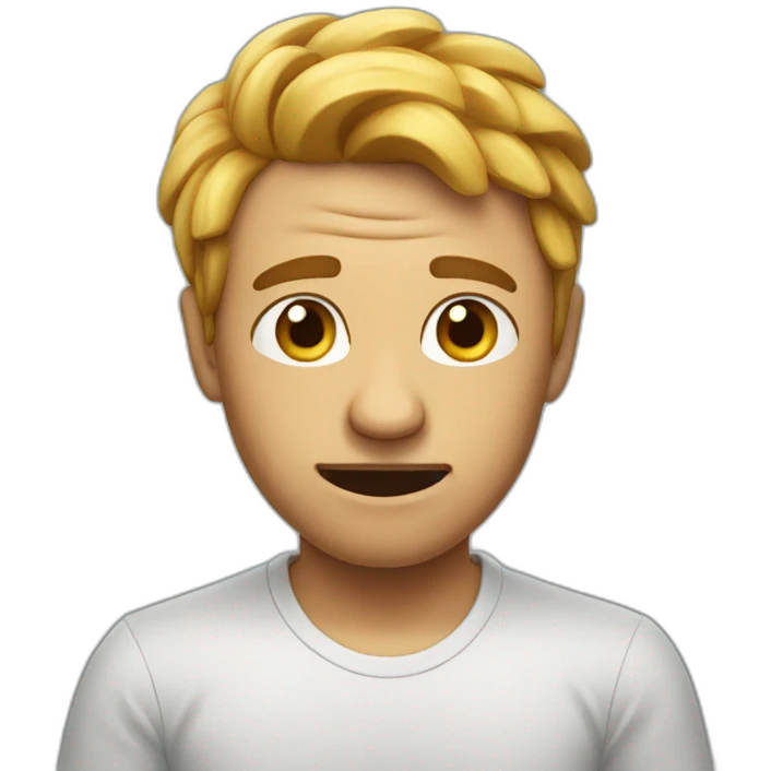 Biffed in the face emoji