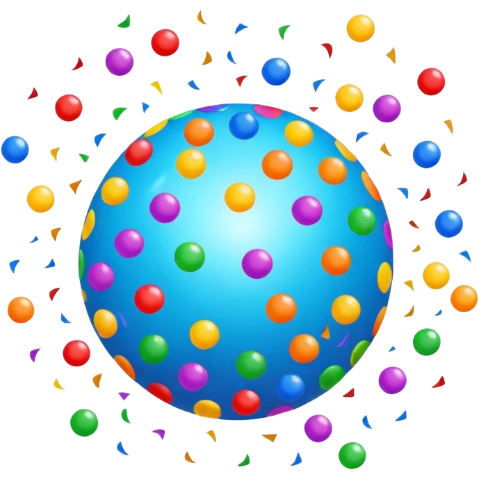 “confetti ball exploding emoji