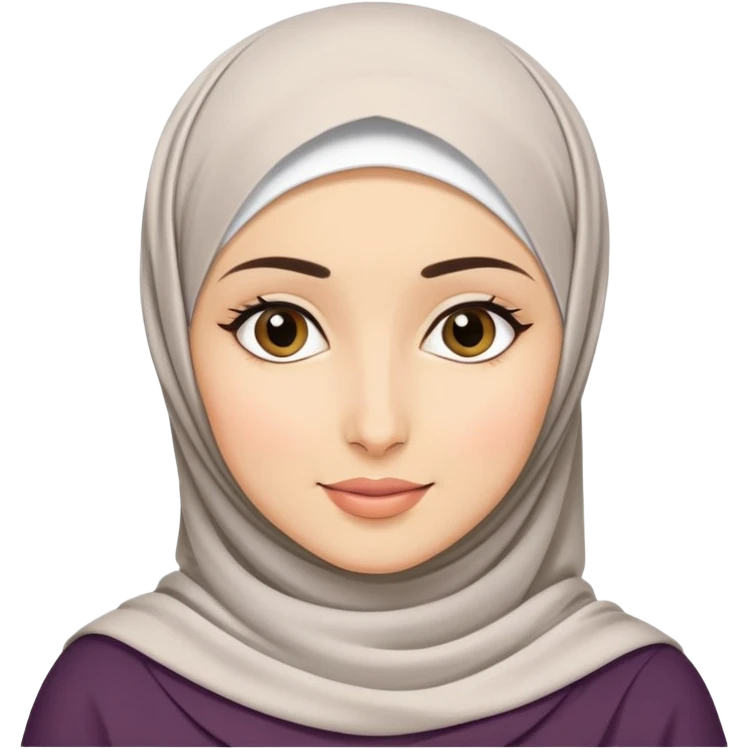 Pretty hijabi emoji