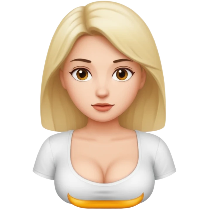 A woman with big juicy boobs emoji