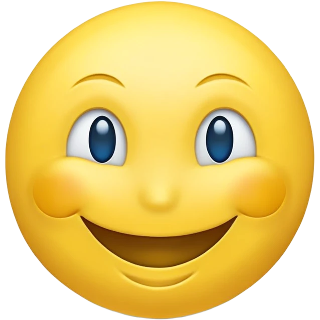 Ukrainian smiley face with blue and yellow colors of the Ukrainian flag emoji