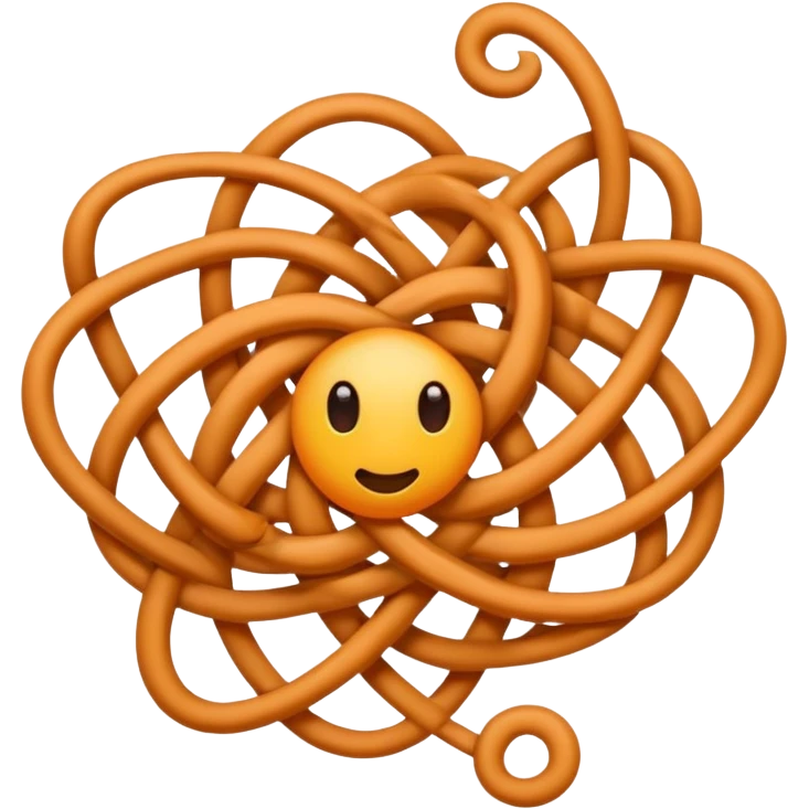 Tangle with piercing   emoji