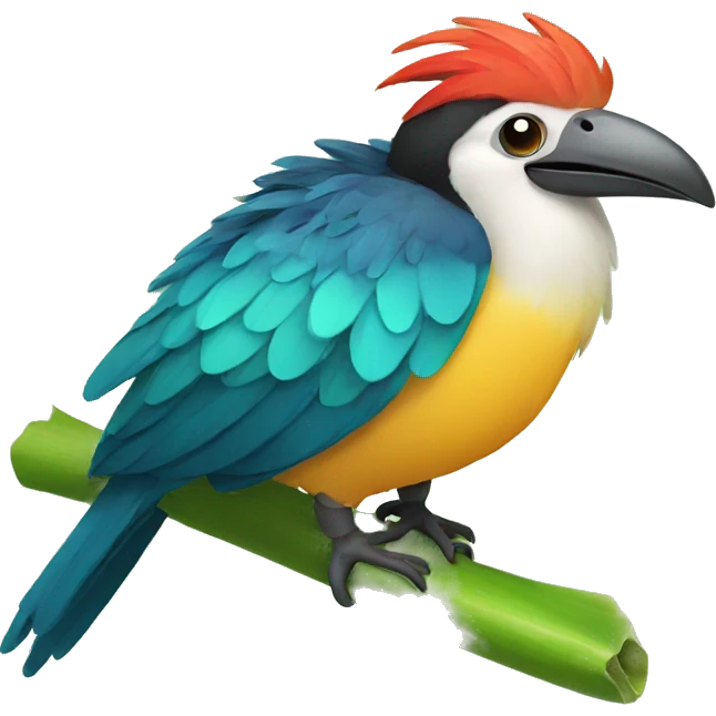 Tropical bird  emoji