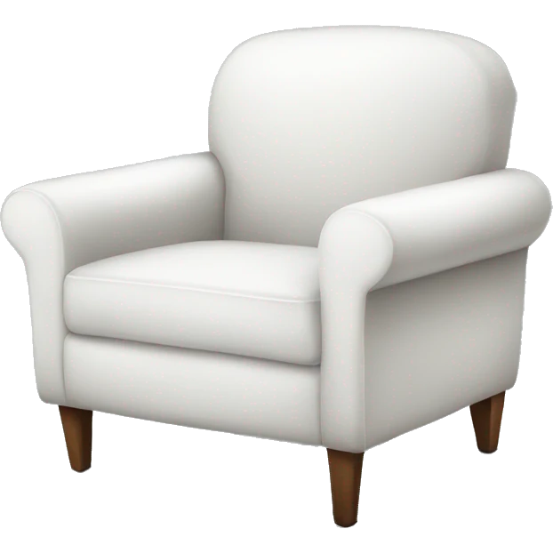 White comfort chair emoji