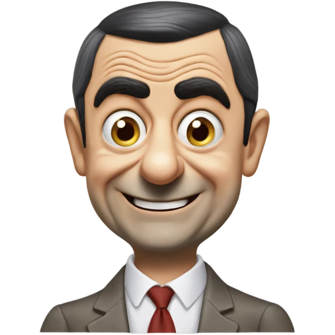 Mr Bean Mr Bean tire la langue emoji