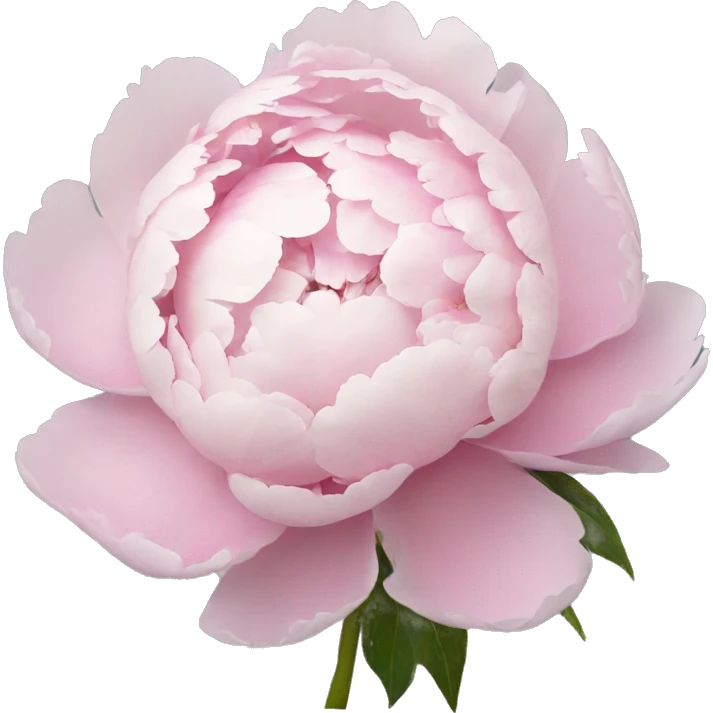 Light pink peonies  emoji