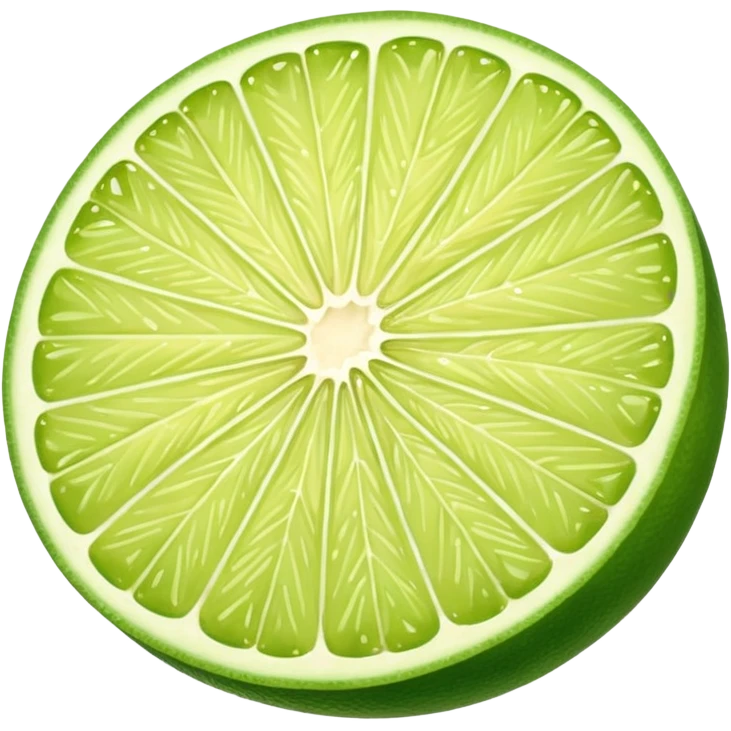 half lime emoji