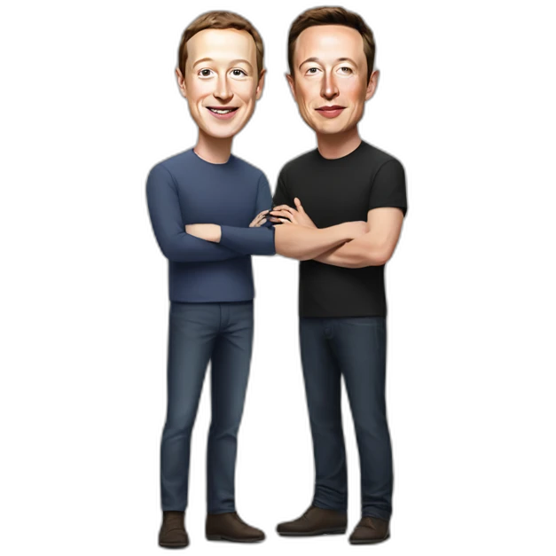 Zuckerberg and Elon musk emoji