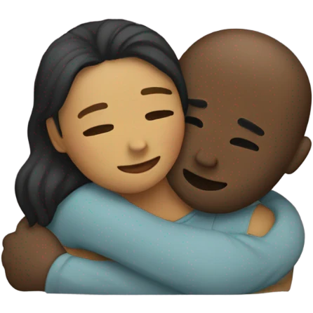 Two people hugging  emoji