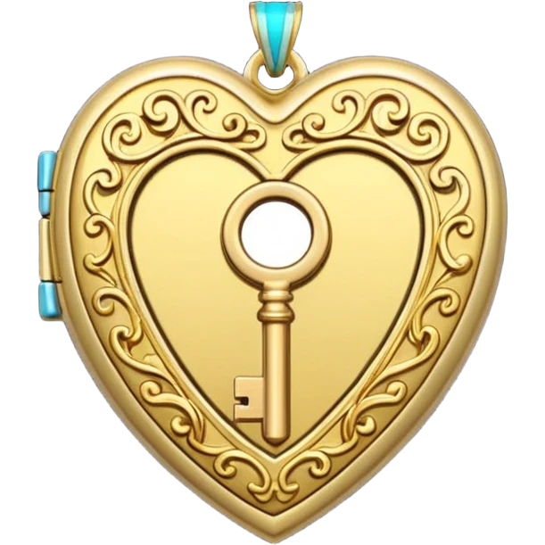 Tiny Key Locket
 emoji