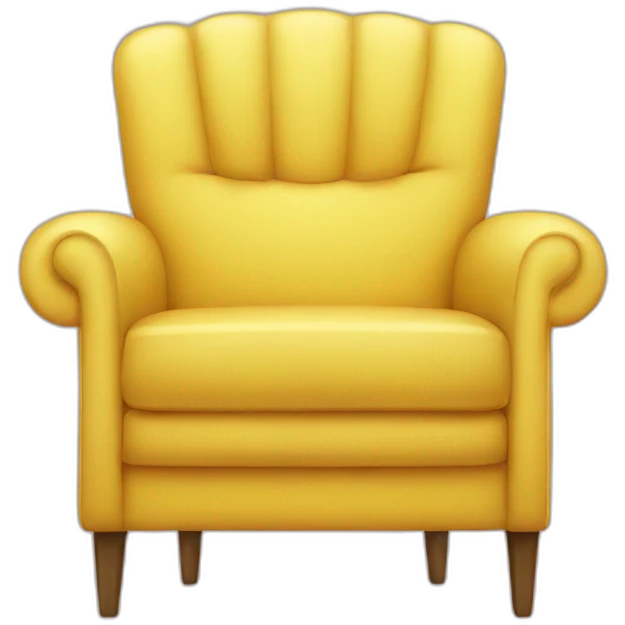 happy-yellow-chair emoji