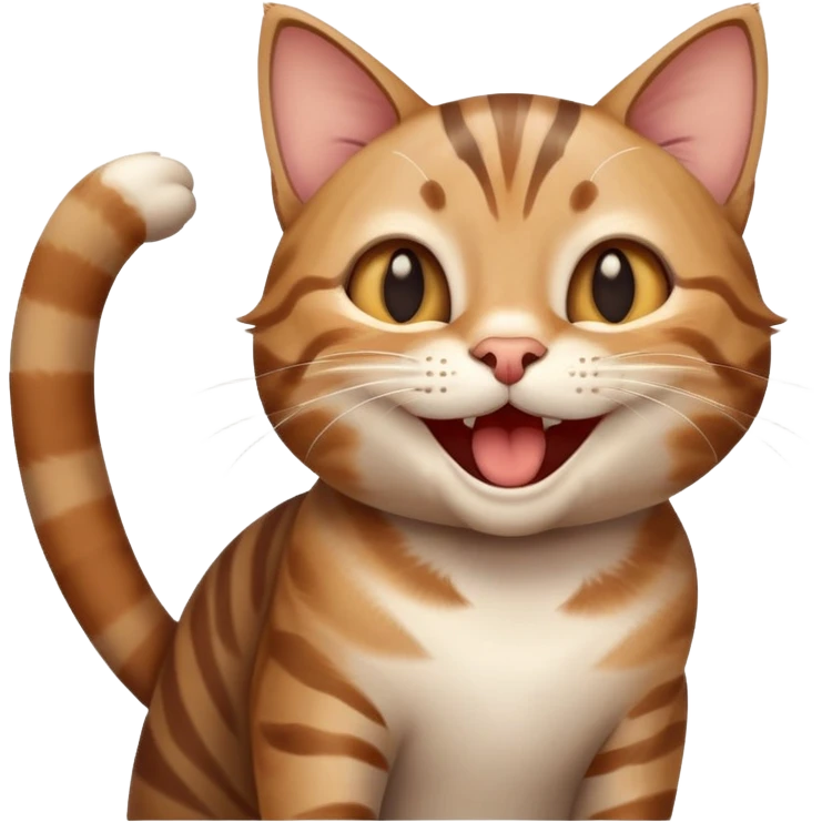 cat pointing and laughing at you emoji