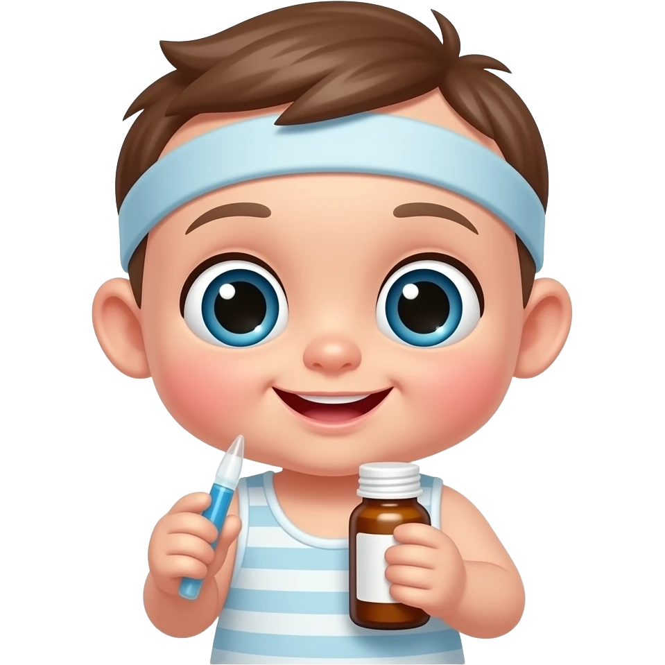 아기에게 약을 먹이다 emoji