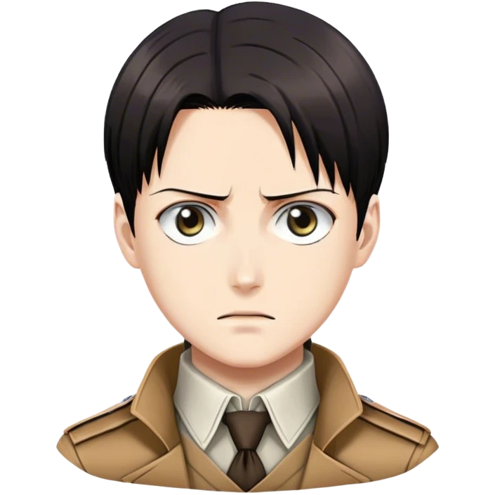 Levi ackerman from attack on titan emoji