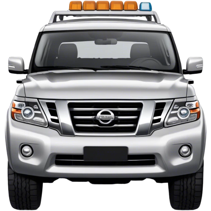 Nissan Patrol - Nissan (Model Year: 2022) (Iconic colour: Silver) emoji