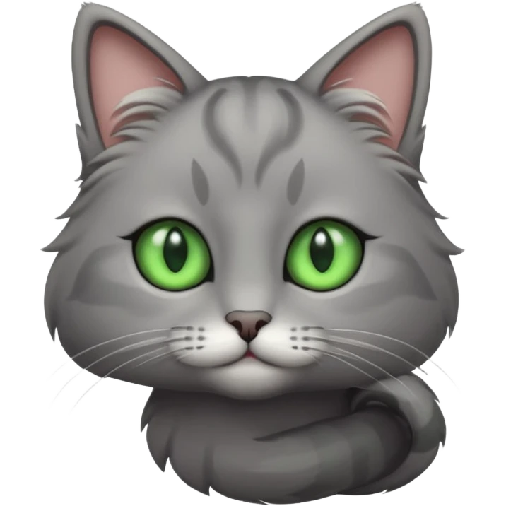 gray cat emoji