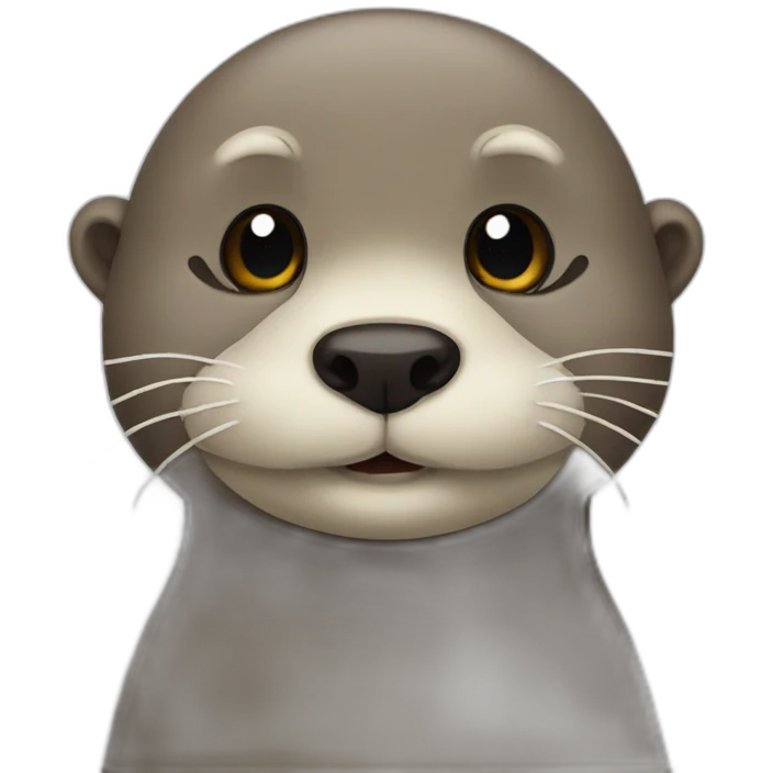 sick otter emoji