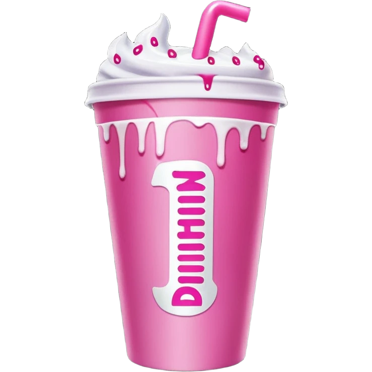 A Dunkin coffee cup but Megan thee stallion themed that says HOTTIES run on Dunkin  emoji