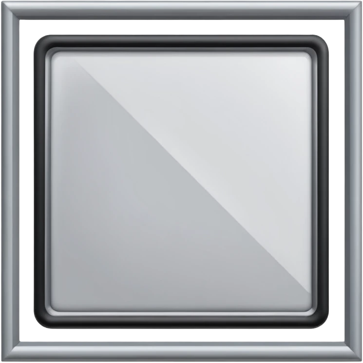 rectangulo de un distancia de metro cuadrado emoji