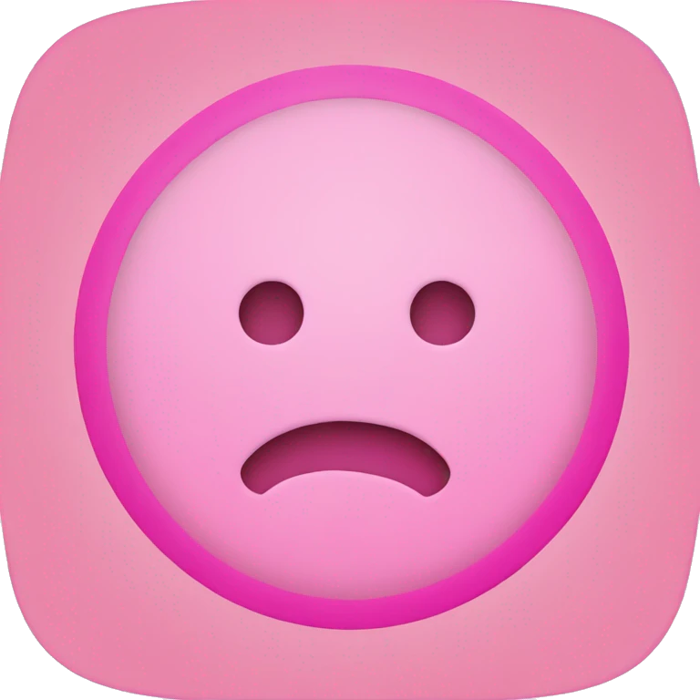 Pink circle emoji