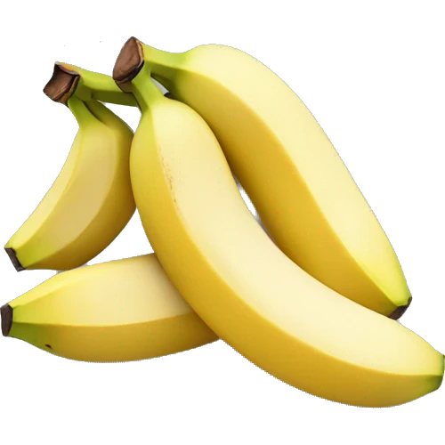Sliced bananas emoji