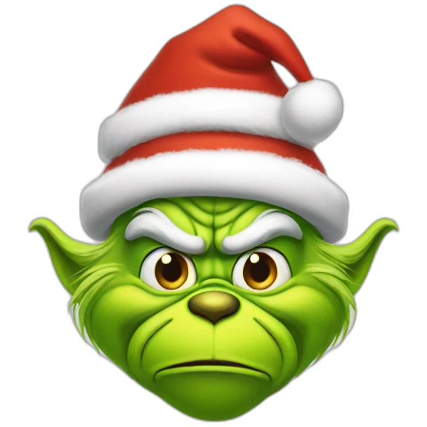 Grinch santa Claus  emoji