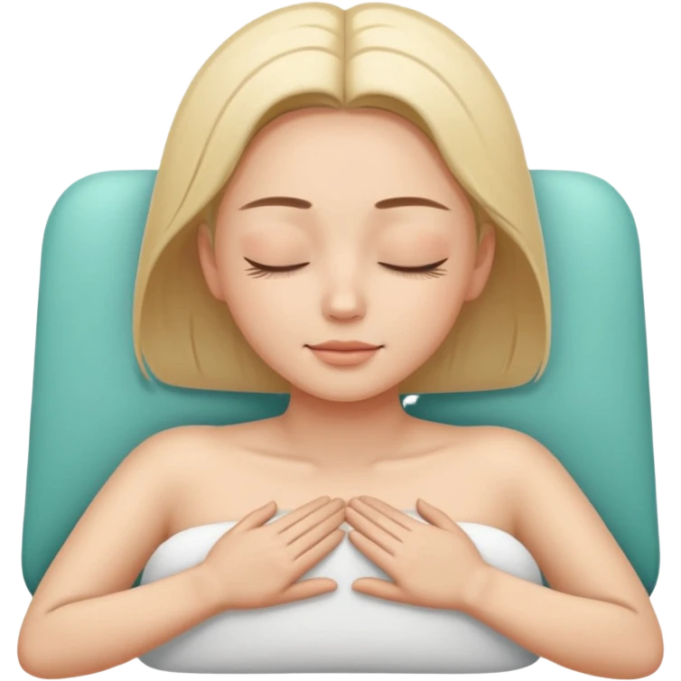 Harmony and relax massage emoji