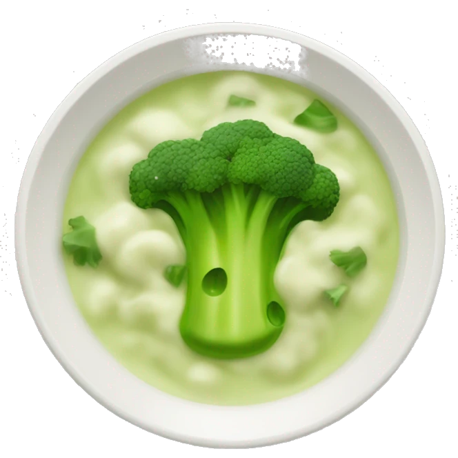 Broccoli soup  emoji