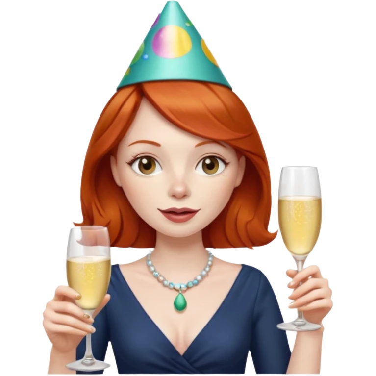 pirate redhead woman drunk emoji