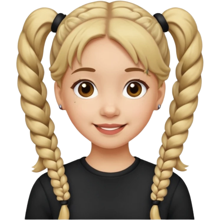 cewe lembut rambut kuncir 2 item kayak cute gitu tapi gausah adakepangnya  dan sudah agak dewasa gitu emoji