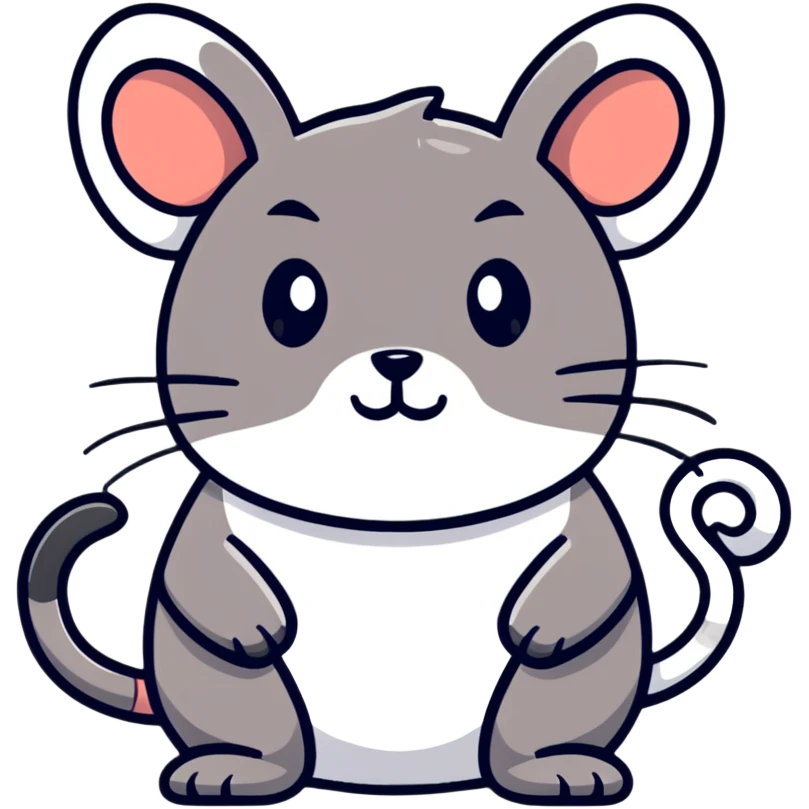 mouse with cat head emoji