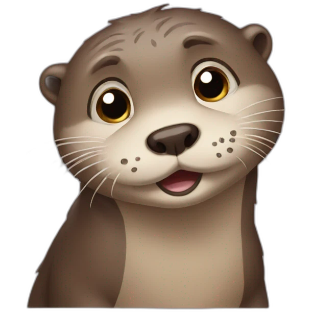 crying otter emoji