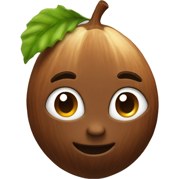 Hazelnut emoji