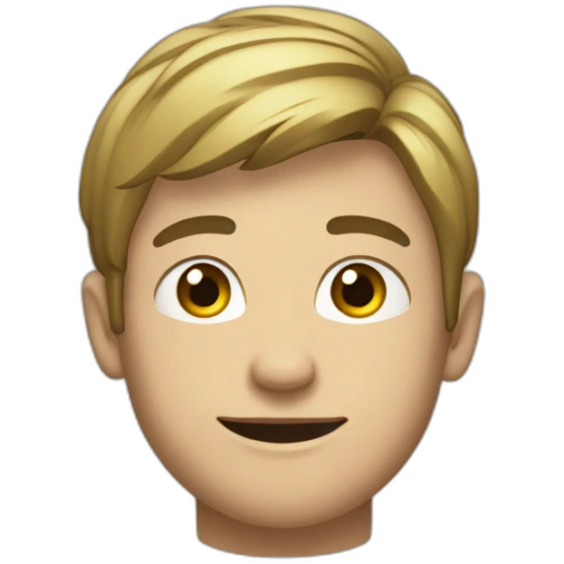 Junge mit Merkelhandbewegubg emoji