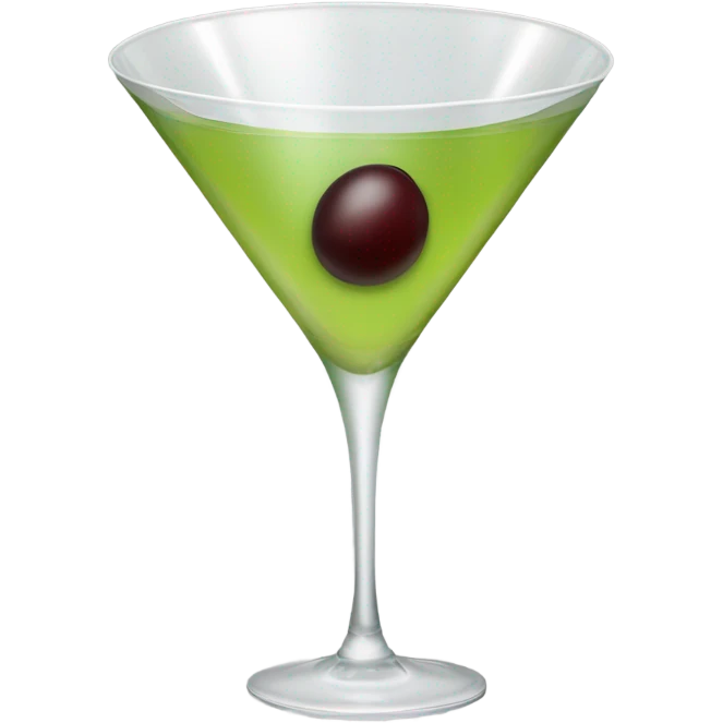 Face mask with martini emoji