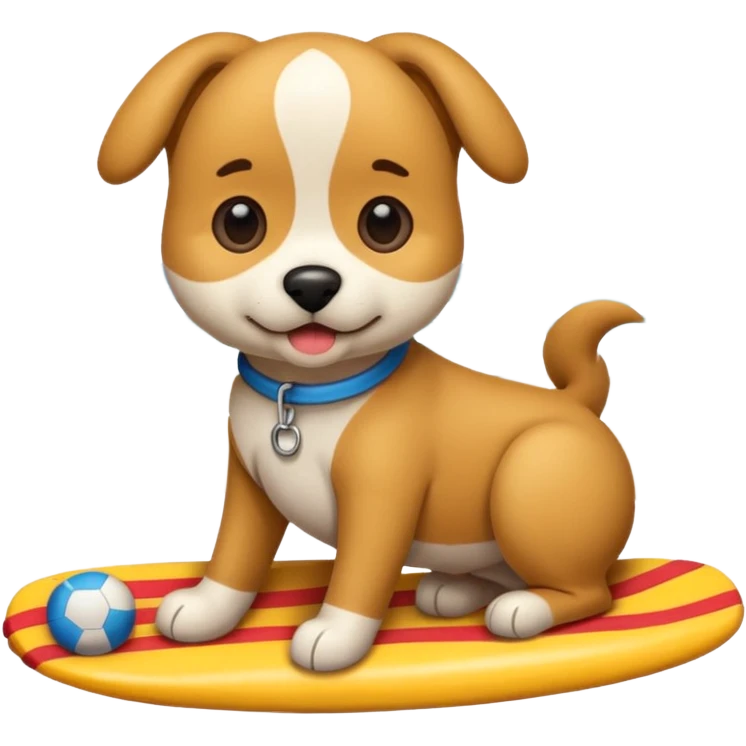 perro en la playa emoji
