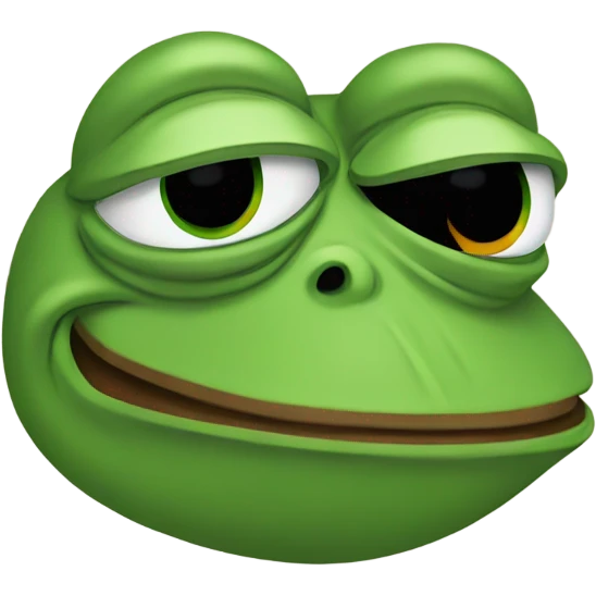 Pepe the frog emoji