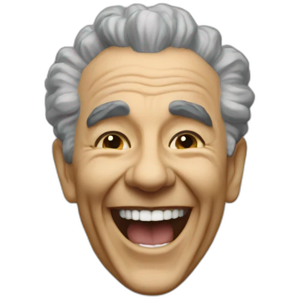 Aldo Moro laughing emoji