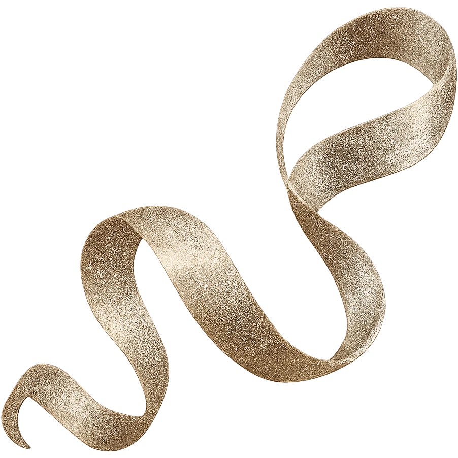 sparkling ribbon emoji