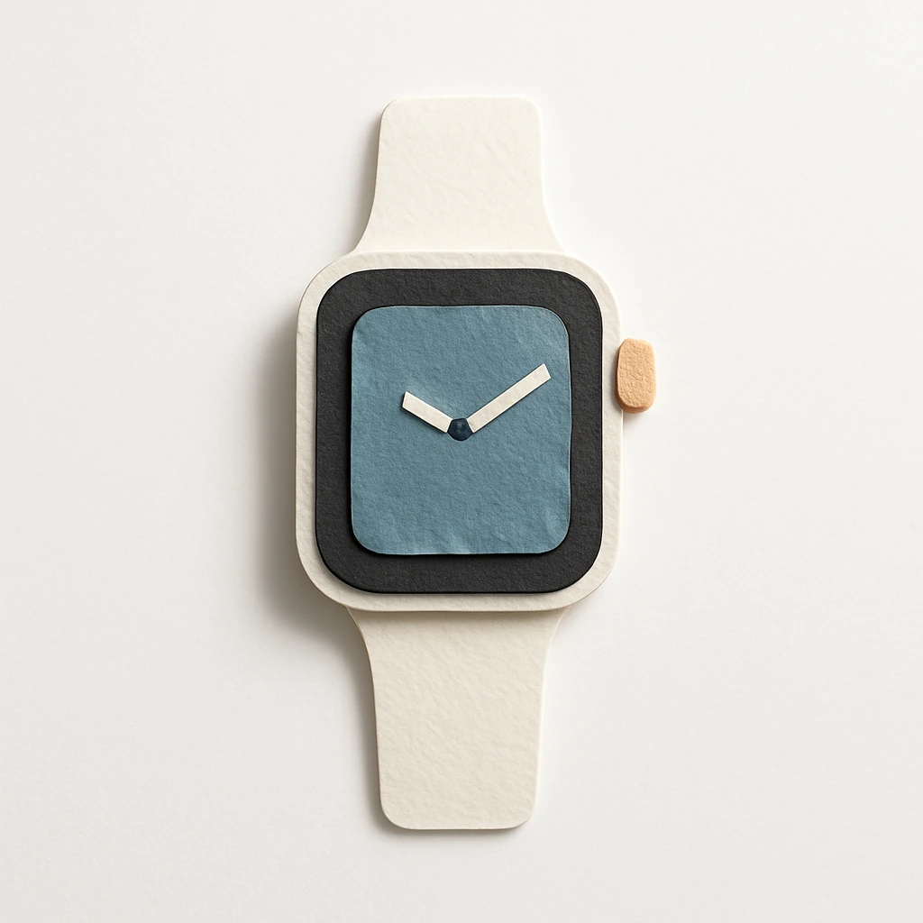 white apple watch emoji