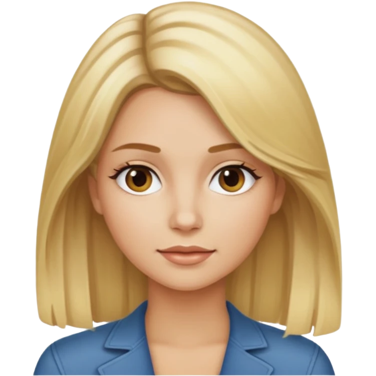 Tipos de rubio en mujer  con californianas  emoji