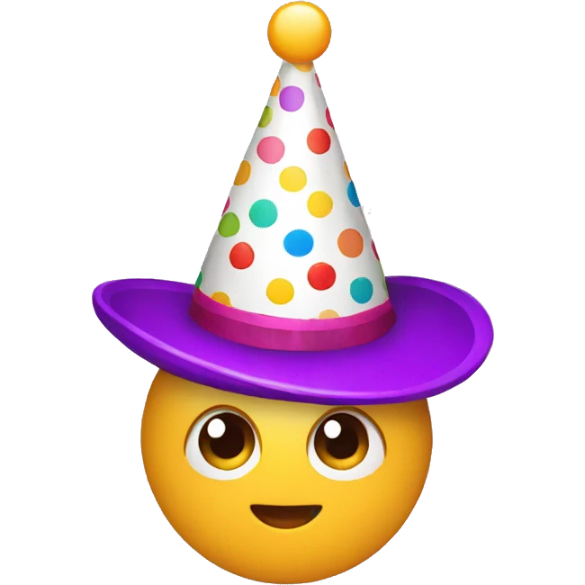 Birthday hat emoji