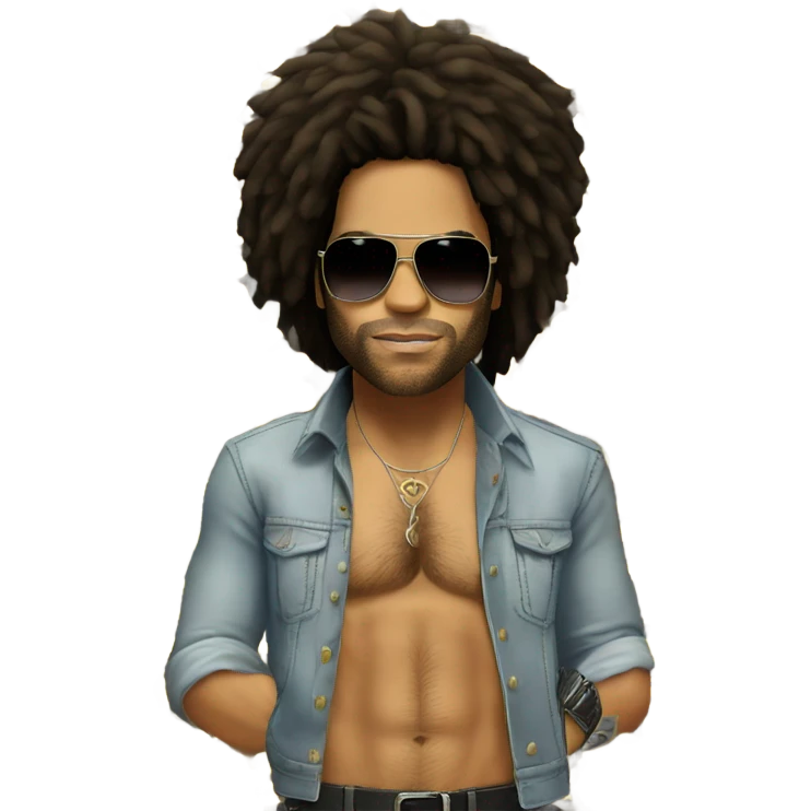 Lenny Kravitz sexy emoji