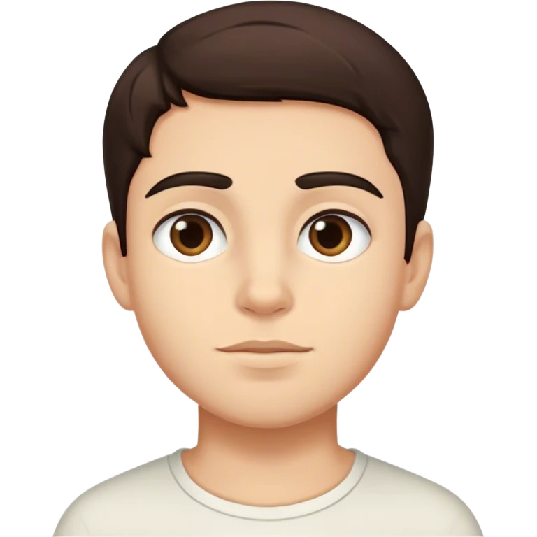 dark brown hair italian boy  emoji