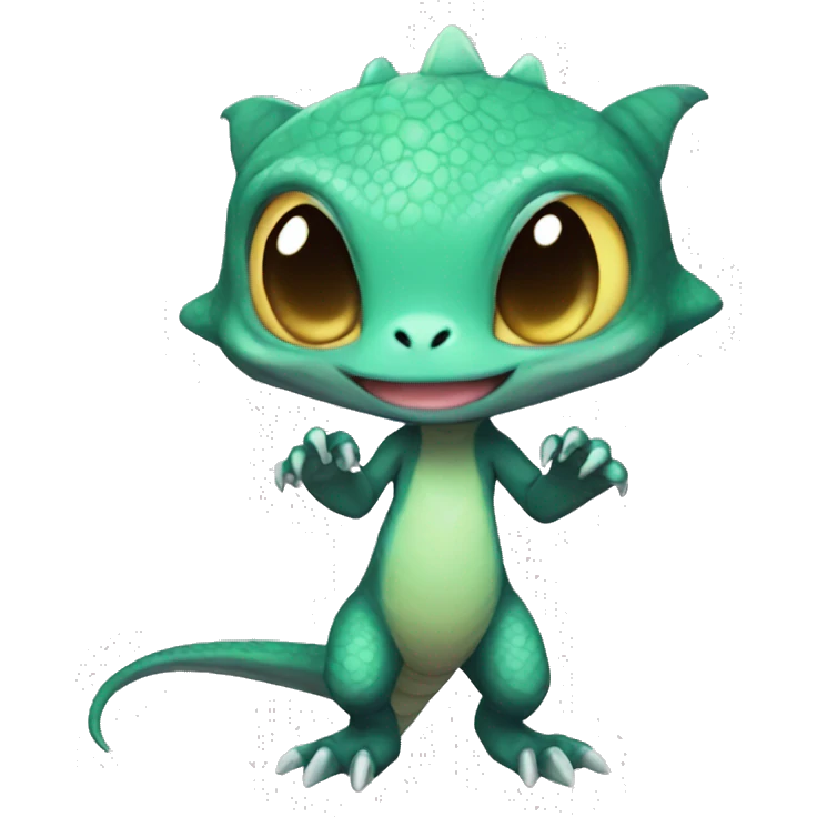 Chibi, Anthro-Sona-Lizard-Alien-Fakémon, Full Body emoji