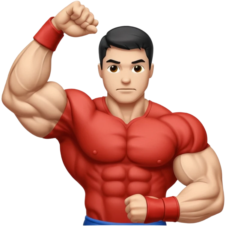 strong and detailed flexed veiny bicep emoji