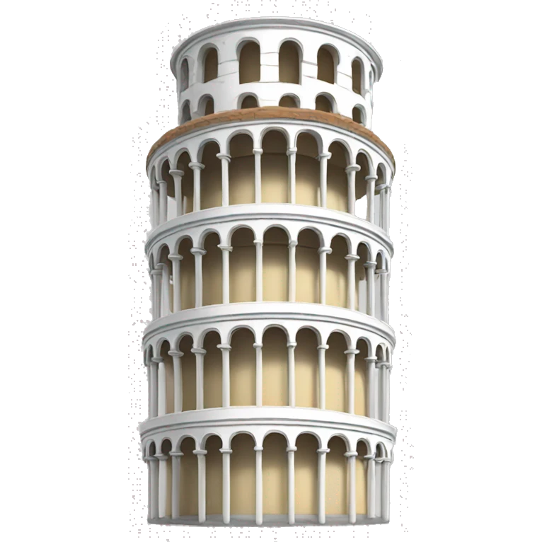 Leaning tower of pisa emoji