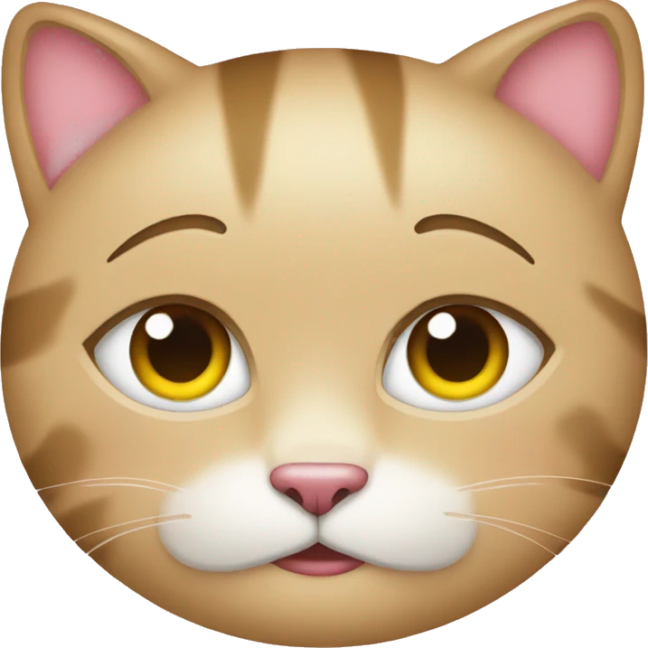 girl with Fat cat emoji