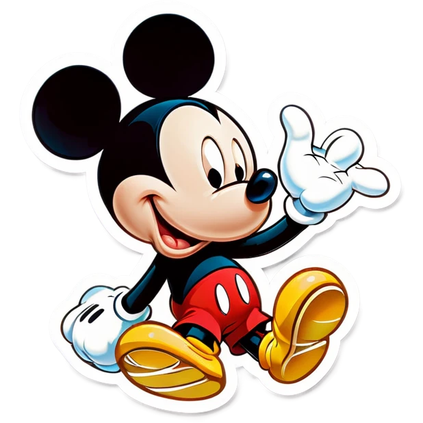 Mickey Mouse emoji